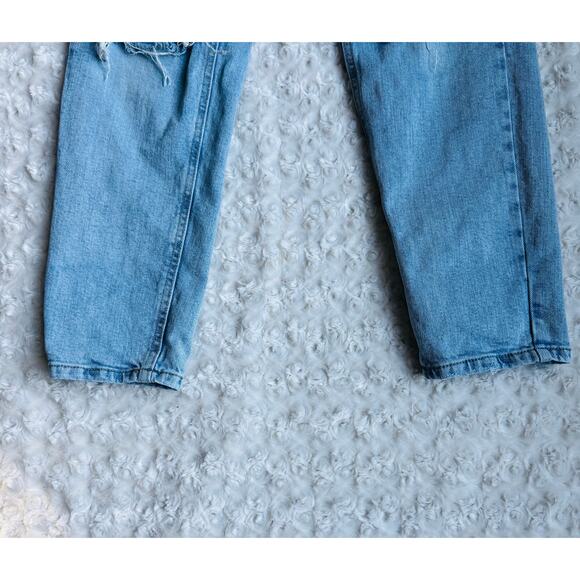 Wild Fable Womens Super High Rise Distressed Mom Medium Wash Cotton Jeans Small - Picture 7 of 13